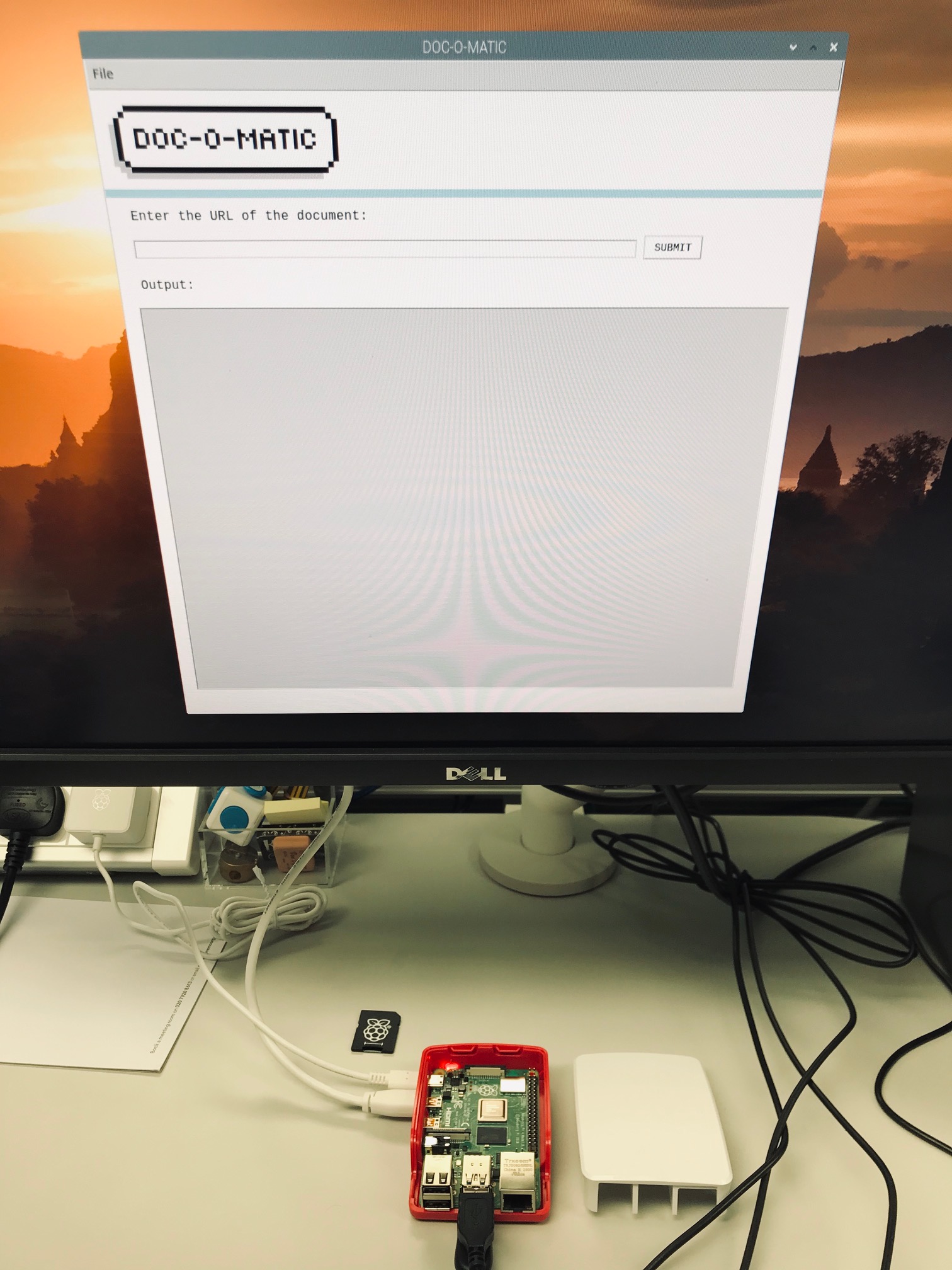 Doc-o-matic on Raspberry Pi