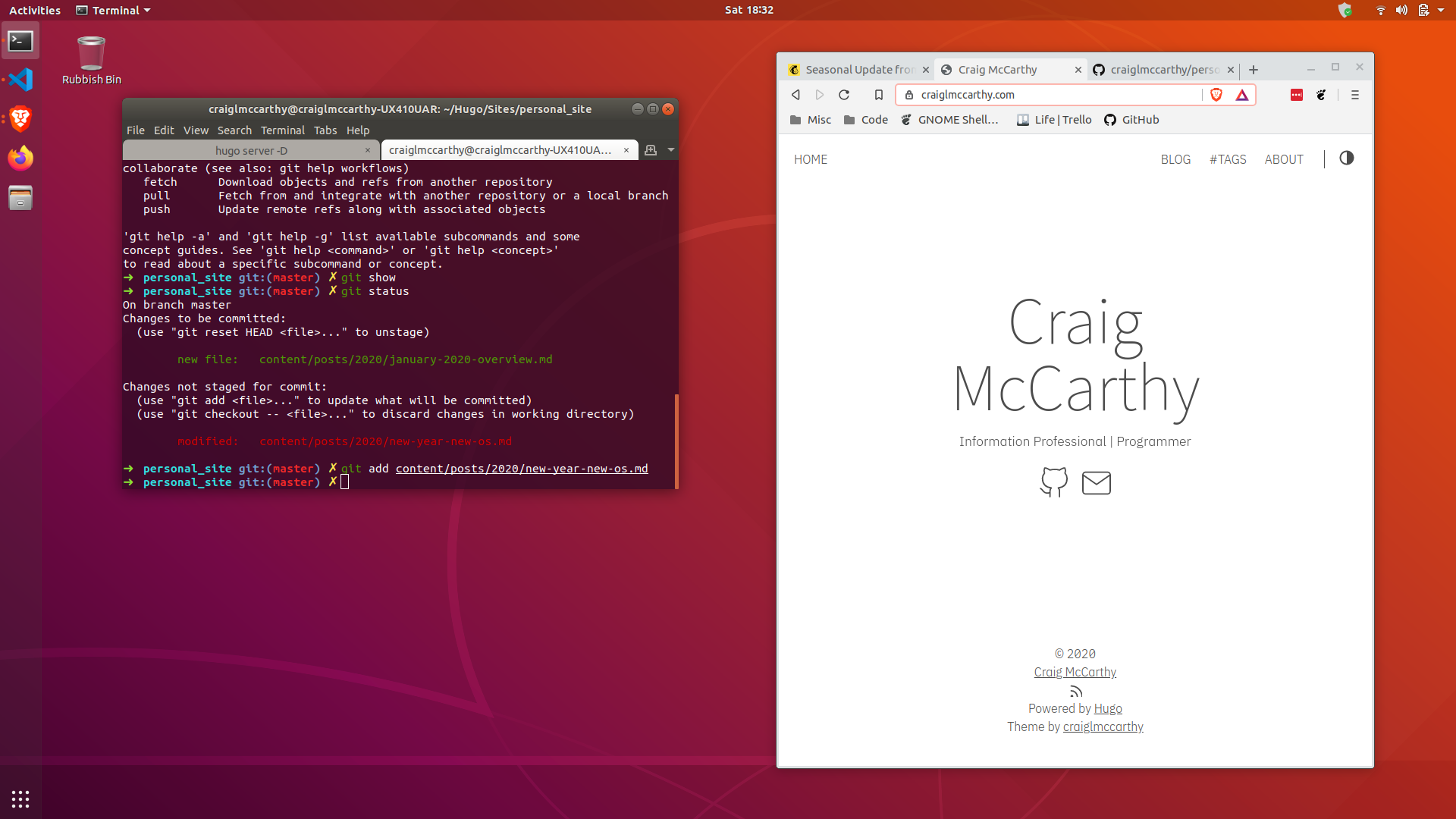 Ubuntu desktop